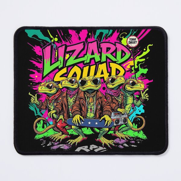 Item preview, Lizard Squad: Funny Cool Reptile Gang T-Shirt designed and sold by FREELANIX.