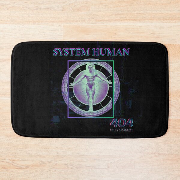 Item preview, SYSTEM HUMAN – 404 NOT FOUND | Cyberpunk Glitchcore Tech Streetwear designed and sold by THEPLUGceoMERCH.