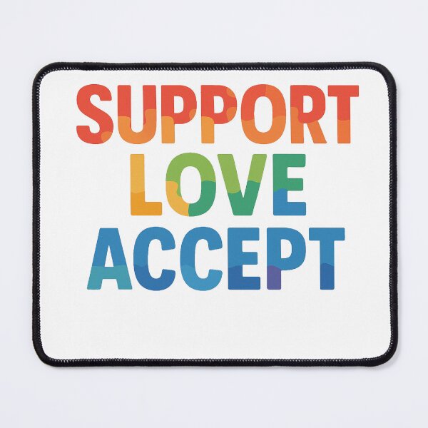 Item preview, Support Love Accept Puzzle Letter Design designed and sold by paververisgroup.