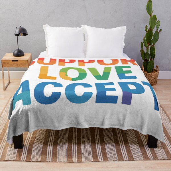 Item preview, Support Love Accept Puzzle Letter Design designed and sold by paververisgroup.
