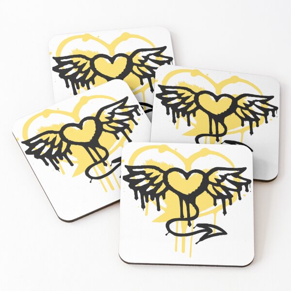 Item preview, Heart with Wings in Modern Graffiti Style designed and sold by Jen-stuffs.