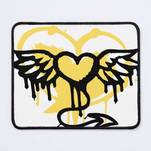 Item preview, Heart with Wings in Modern Graffiti Style designed and sold by Jen-stuffs.