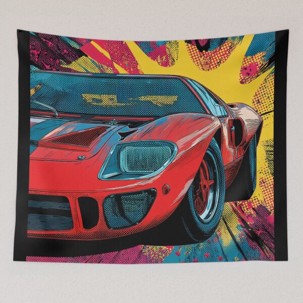 Item preview, Ford GT40 Legends – Vintage Racing Car Art for T-Shirts designed and sold by DriveInDesign.