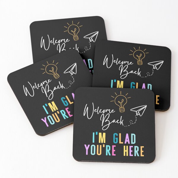Item preview,  Back To School Teacher Welcome Back I'm Glad You're Here First Day School designed and sold by ZACK ART.