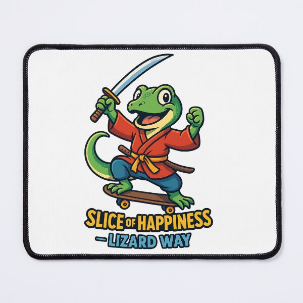 Item preview, Slice of Happiness – Lizard Way designed and sold by FunnySignalStudio.