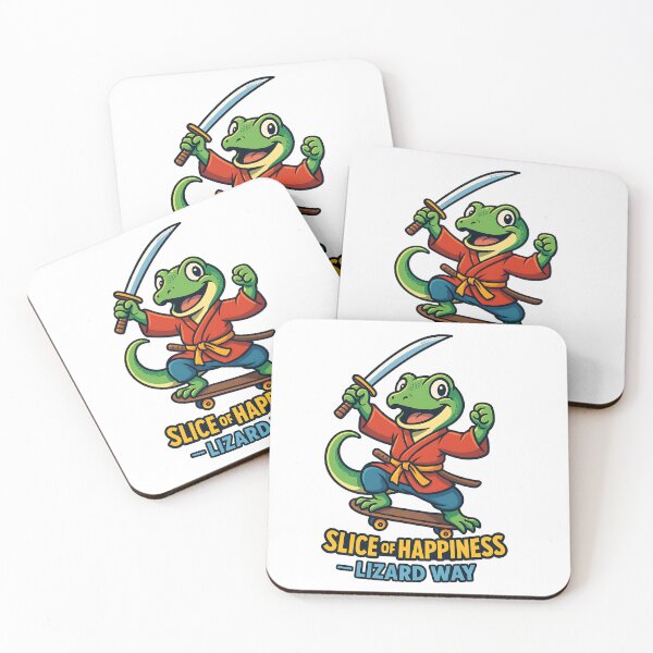 Item preview, Slice of Happiness – Lizard Way designed and sold by FunnySignalStudio.
