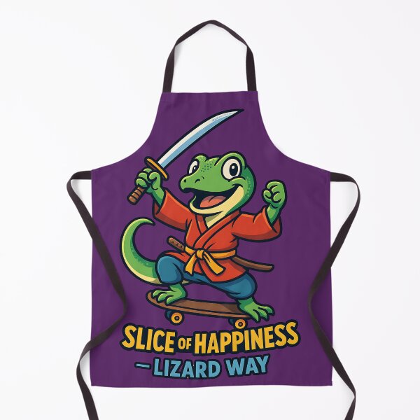 Item preview, Slice of Happiness – Lizard Way designed and sold by FunnySignalStudio.