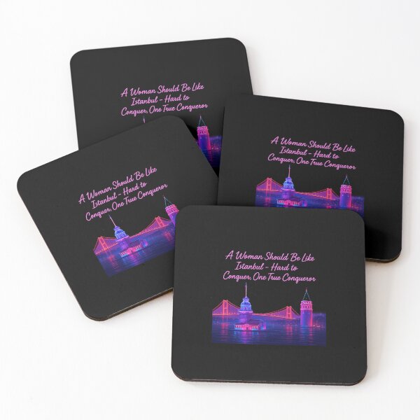 Item preview, Istanbul Neon Skyline – Maiden’s Tower, Bosphorus Bridge & Galata Tower at Night designed and sold by Aucia.