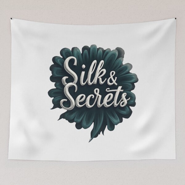 Item preview, Silk and Secrets Teal Floral Design designed and sold by ZionzRoyalty.