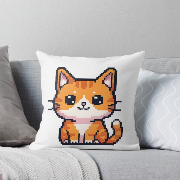 Item preview, Cute Pixel Art Ginger Cat  designed and sold by dionisoldschool .