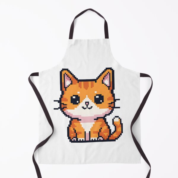 Item preview, Cute Pixel Art Ginger Cat  designed and sold by dionisoldschool .