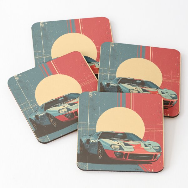Item preview, Ford GT40 Legends – Vintage Racing Car Art designed and sold by DriveInDesign.