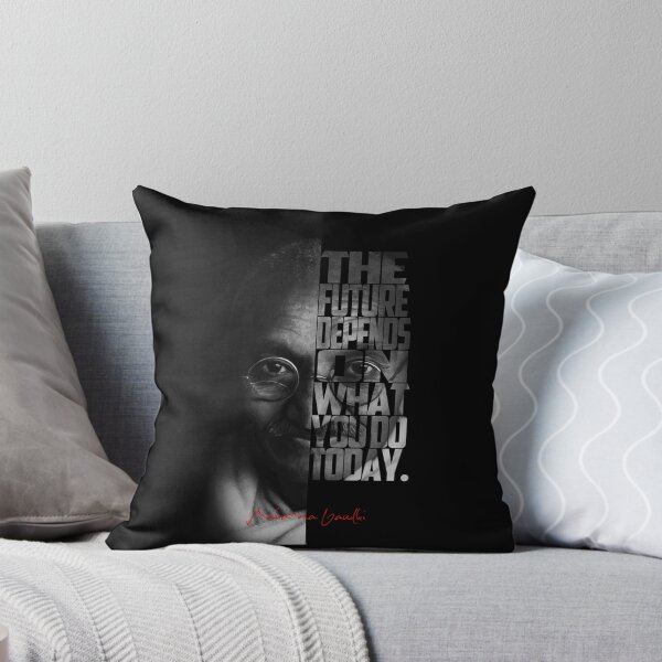 Item preview, Mahatma Gandhi – Minimalist Split-Face Typography Portrait designed and sold by Enea Kelo.