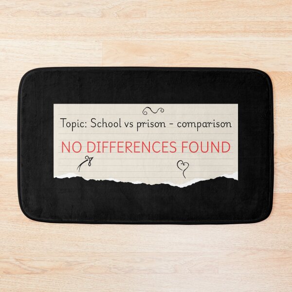 Item preview, School And Prison Straight Out Of Student's Notebook designed and sold by Viikis.