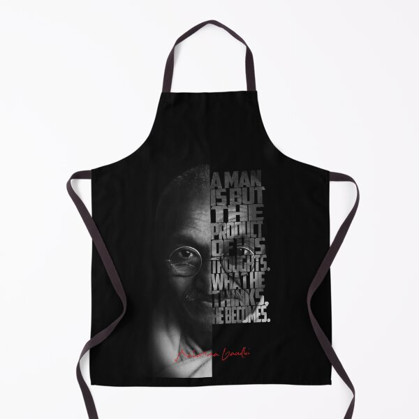 Item preview, Mahatma Gandhi – Minimalist Split-Face Typography Portrait designed and sold by Enea Kelo.