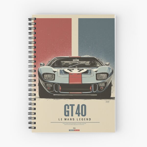 Item preview, Ford GT40 Legends – Vintage Racing Car Art designed and sold by DriveInDesign.