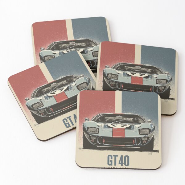 Item preview, Ford GT40 Legends – Vintage Racing Car Art designed and sold by DriveInDesign.
