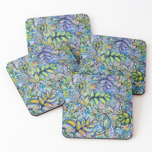 Item preview, Colorful Abstract Plants Original Artwork designed and sold by jkalani.