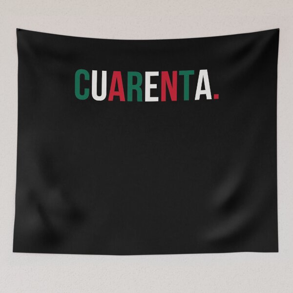 Item preview, Fiesta de 40 cumpleaños española con bandera mexicana designed and sold by snowry.