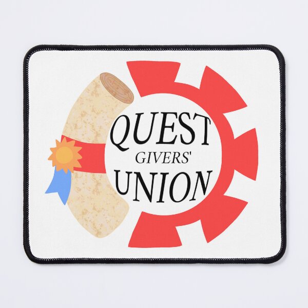 Item preview, QUEST GIVERS' UNION designed and sold by birdgoatman.