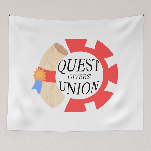 Item preview, QUEST GIVERS' UNION designed and sold by birdgoatman.
