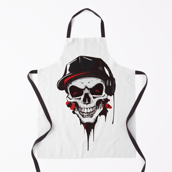 Item preview, Badass Skull With Hat and Headphones designed and sold by UNK-Fatigues.