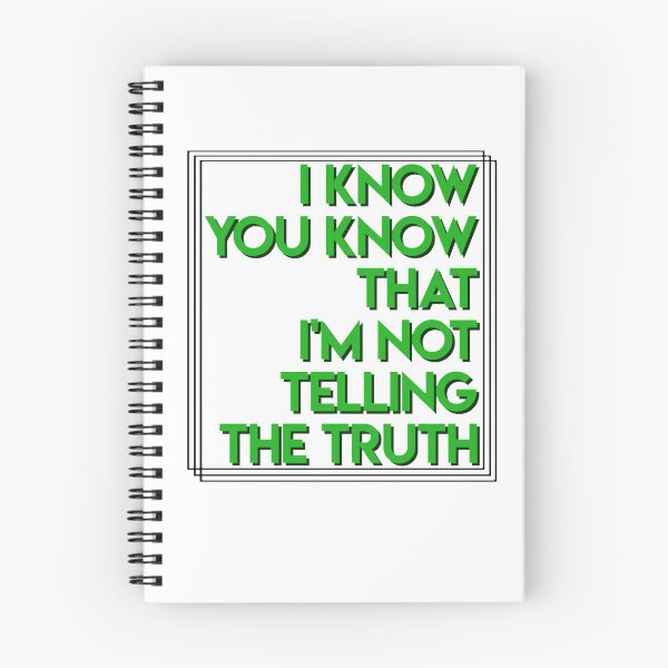 Item preview, I Know You Know Psych Quote designed and sold by hannahrose143.