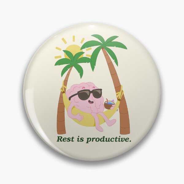Item preview, Productive Brain Rest  designed and sold by LittleRockArt.