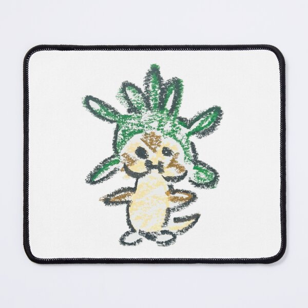 Item preview, cooked silly chespin art designed and sold by CookedPokes.