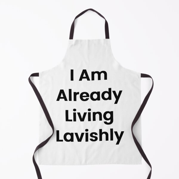 Item preview, I Am Already Living Lavishly designed and sold by The Winning Formula™ Prints.