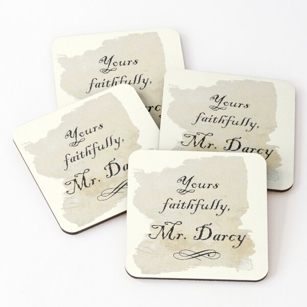 Item preview, Yours Faithfully, Mr. Darcy – Regency Era Antique Script designed and sold by MaryKunzGoldman.