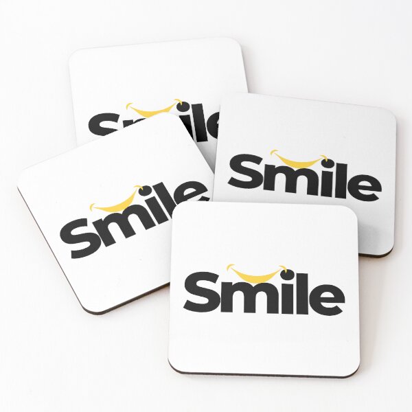 Item preview, SMILE – Positive Vibes Minimalist Typography T-Shirt designed and sold by ZoomUpDesign.