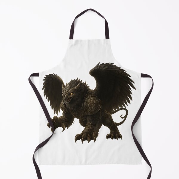 Item preview, Griffin – Majestic Armored Guardian designed and sold by AlexLineArt.