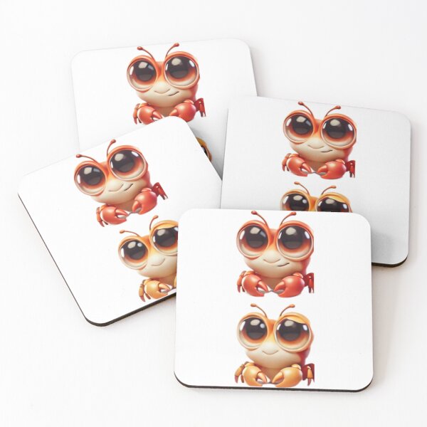 Item preview, Adorable Orange Fiddler Crab Pair designed and sold by Sillytoe.