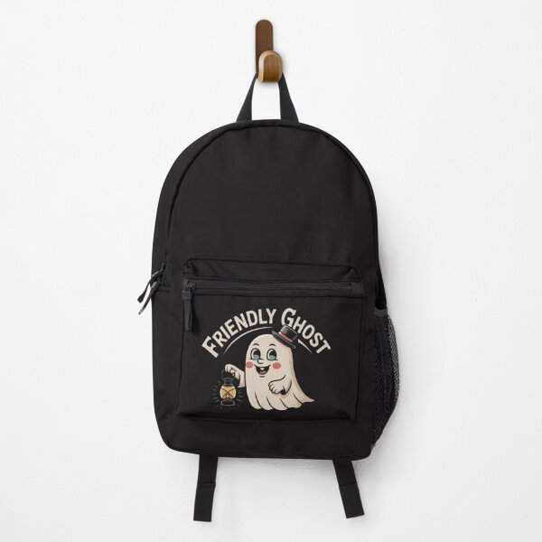 Item preview, Friendly Ghost | Cute Vintage Halloween Ghost with Lantern | Retro Spooky Fun designed and sold by dortmond.
