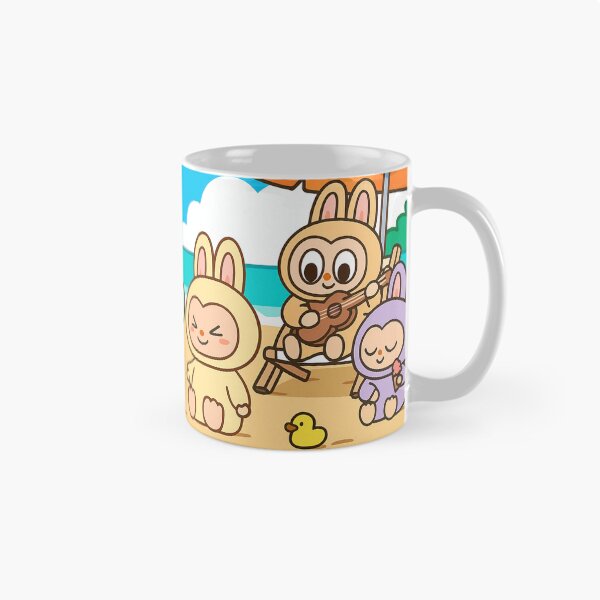 Item preview, Labubu at the Beach Cartoon Style designed and sold by Labutoon.