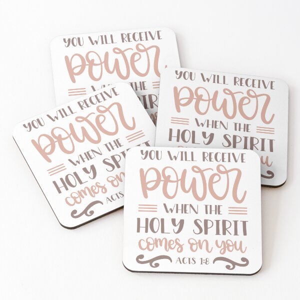 Item preview, You Will Receive Power – Acts 1:8 | Holy Spirit Scripture | Christian Faith Gifts & Apparel designed and sold by Hope & Light Designs.