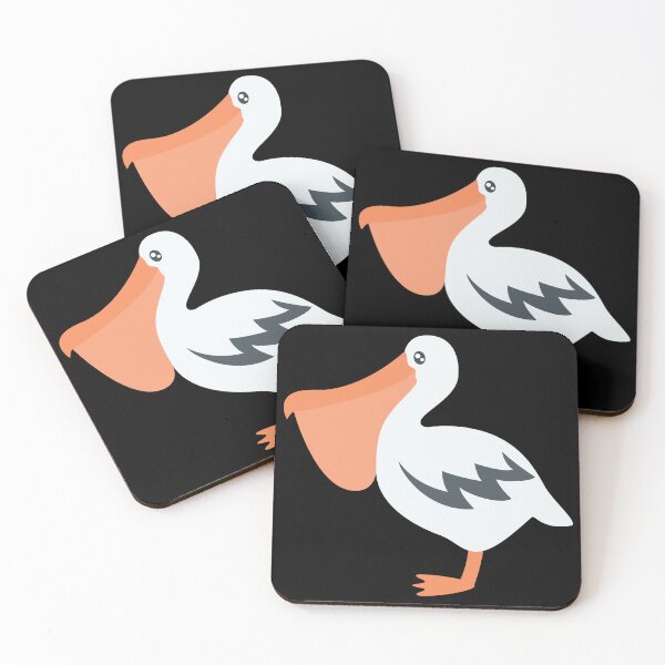 Item preview, Pelican Cute Kawaii Cartoon Illustration For Kids designed and sold by TeeHome.