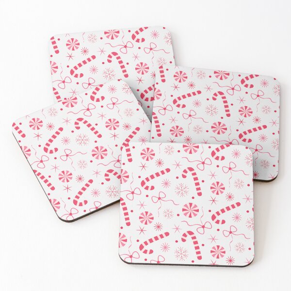 Item preview, Red and Pink Christmas Candy with Bows and snowflakes  designed and sold by Yasminepatterns .