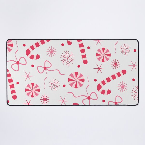 Item preview, Red and Pink Christmas Candy with Bows and snowflakes designed and sold by Yasminepatterns .