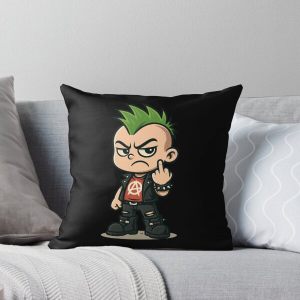 Item preview, Chibi Punk Rebel Giving Middle Finger designed and sold by UNK-Fatigues.