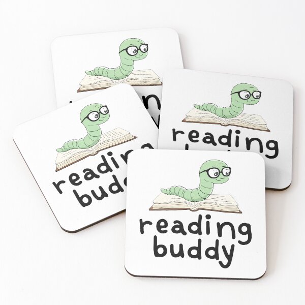 Item preview, Reading Buddy Cute Bookworm With Book designed and sold by HandicraftArt.