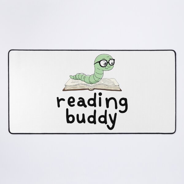 Item preview, Reading Buddy Cute Bookworm With Book designed and sold by HandicraftArt.