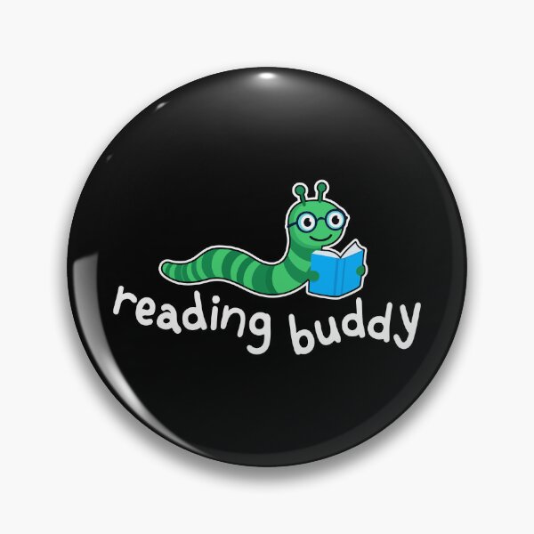 Item preview, Reading Buddy Cute Bookworm With Book designed and sold by HandicraftArt.