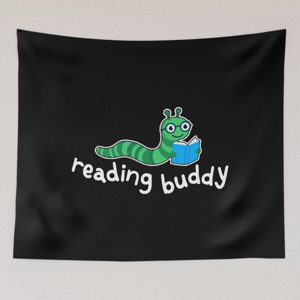 Item preview, Reading Buddy Cute Bookworm With Book designed and sold by HandicraftArt.