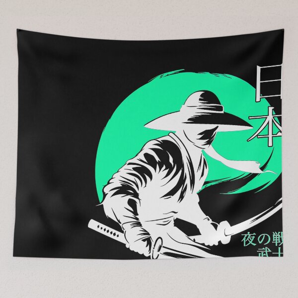 Item preview, green Samurai japanese designed and sold by MaveArts.