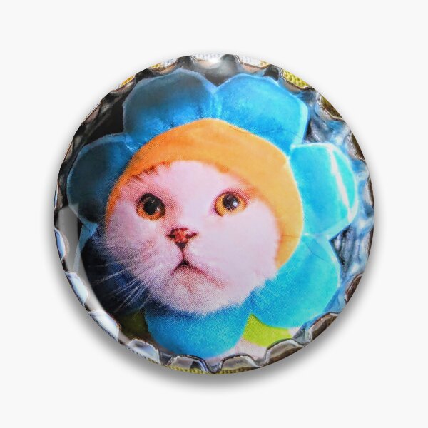 Item preview, Bright n sharp flower cat bottle cap  designed and sold by arfff.