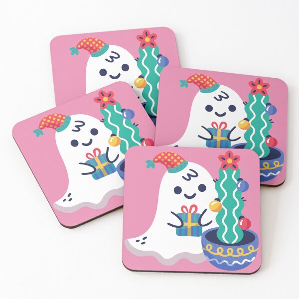 Item preview, ugly christmas ghost xmas cactus designed and sold by Gossip Rag.