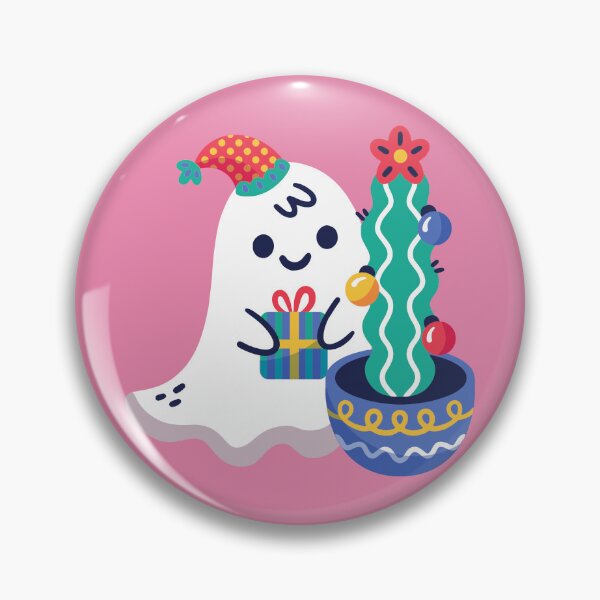 Item preview, ugly christmas ghost xmas cactus designed and sold by Gossip Rag.