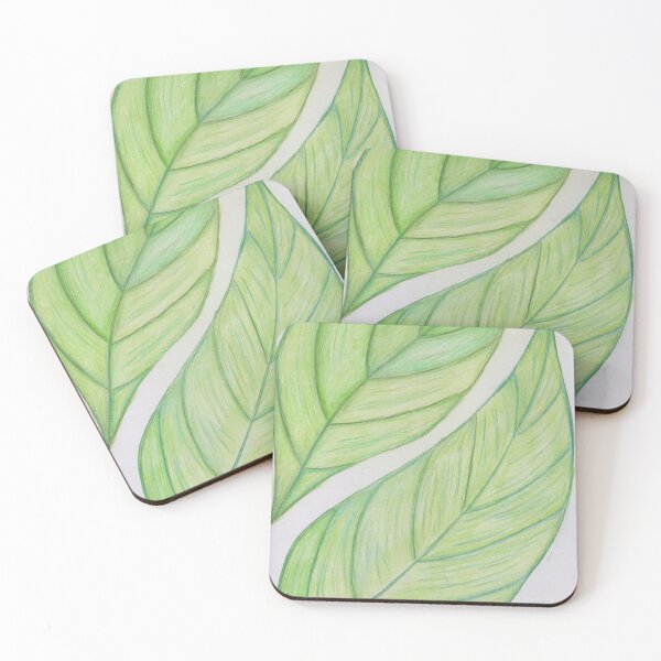 Item preview, 2 green leaves  designed and sold by Artbysarah23.